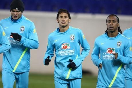 Thiago Silva e Neymar estar&atilde;o em campo com a Sele&ccedil;&atilde;o