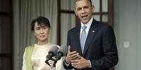 Obama encontra Suu Kyi durante visita histórica a Mianmar