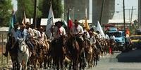 Cavalarianos chegaram a Porto Alegre nesta quarta-feira