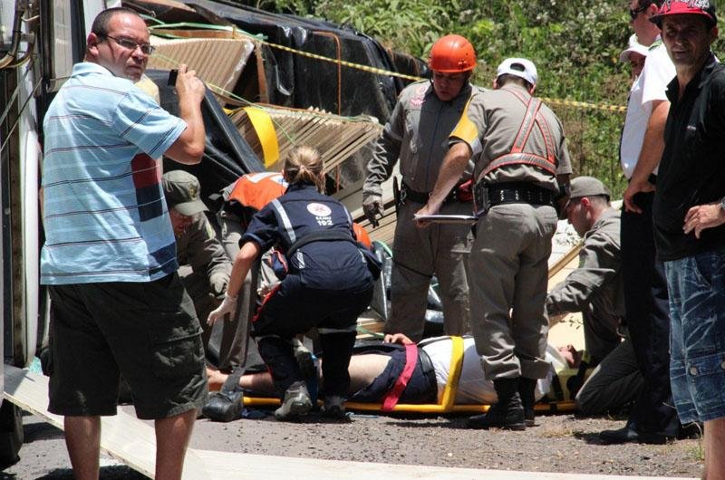 Acidente deixa oito feridos em Bento Gon&ccedil;alves