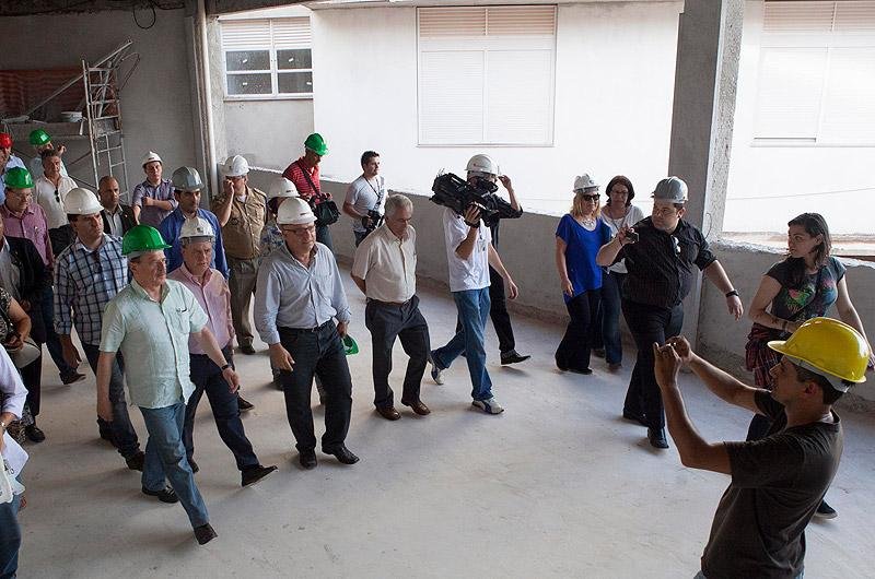 Obra do Hospital Regional de Santa Maria est&aacute; 70% conclu&iacute;da