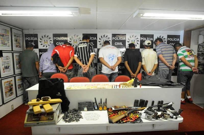 Opera&ccedil;&atilde;o da Pol&iacute;cia Civil terminou com a pris&atilde;o de 28 pessoas