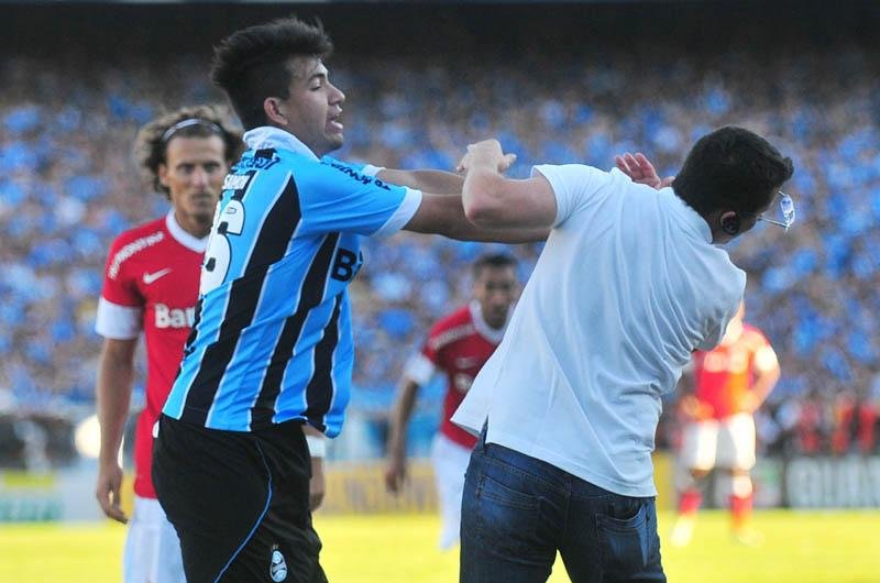 Osmar Loss e Saimon se desentenderam no fim do Gre-Nal