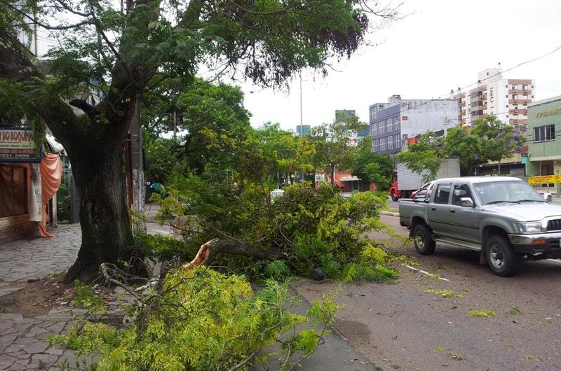 648 mil pontos ficaram sem luz por causa da chuva e dos ventos