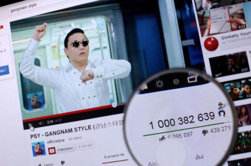 Cantor sul-coreano Psy entrou para a hist&oacute;ria da Internet