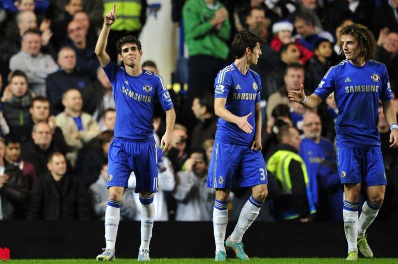 David Luiz, Oscar e Ramires, duas vezes, marcam nos 8 a 0 do Chelsea
