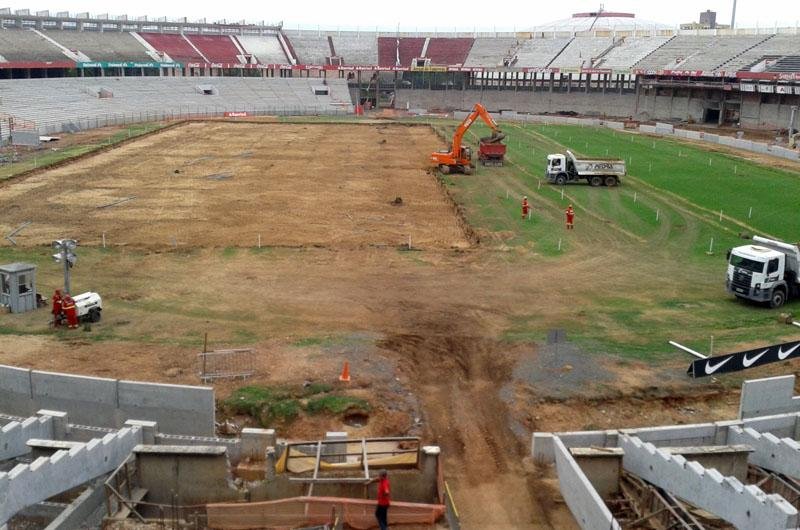Quadrante 1 do Beira-Rio j&aacute; tem novas arquibancadas