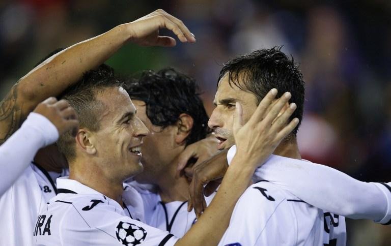 Jonas marca em vit&oacute;ria do Valencia pelo Espanhol
