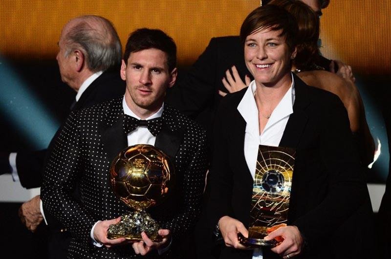 Os melhores do mundo: Messi e Wambach