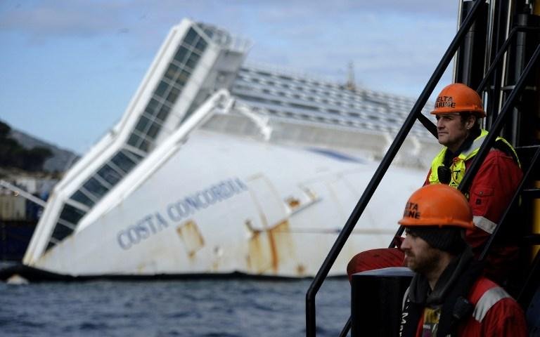 Costa Concordia naufragou em 2012