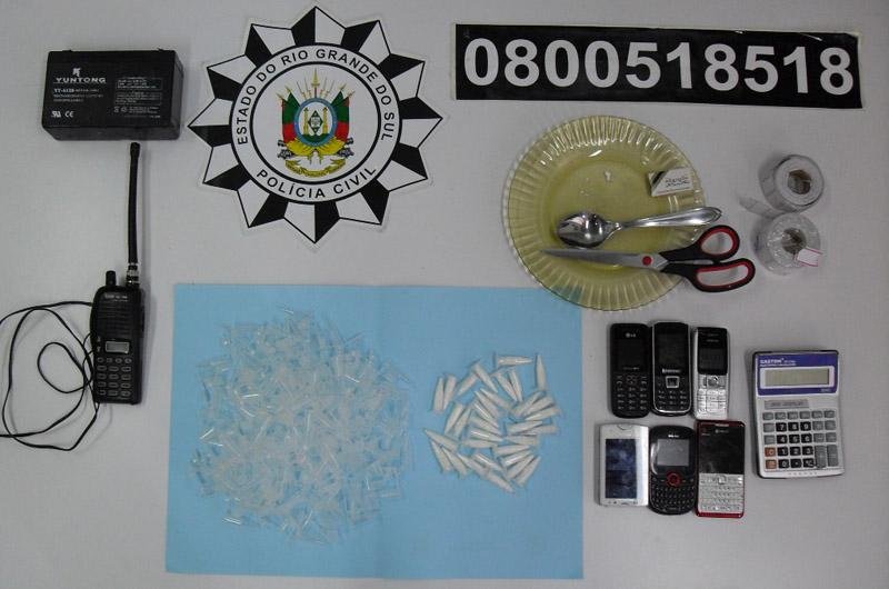 Pol&iacute;cia apreende coca&iacute;na dentro de microtubos em Esteio