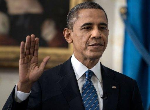 Obama fez  seu juramento neste domingo