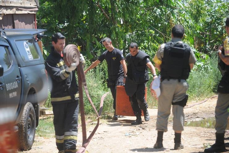 Gate foi acionado para detonar explosivos encontrados na Ilha Grande dos Marinheiros