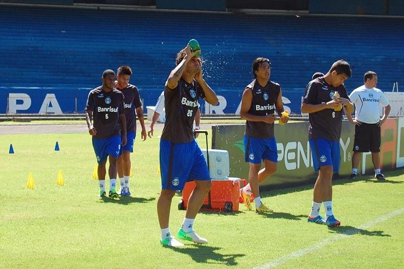 Atletas fizeram trabalhos f&iacute;sicos em prepara&ccedil;&atilde;o para jogo decisivo