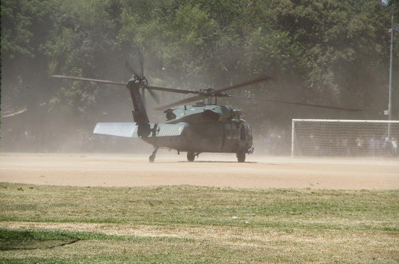 Pouso de helic&oacute;pteros com v&iacute;timas transferidas foi feito no Parque da Reden&ccedil;&atilde;o