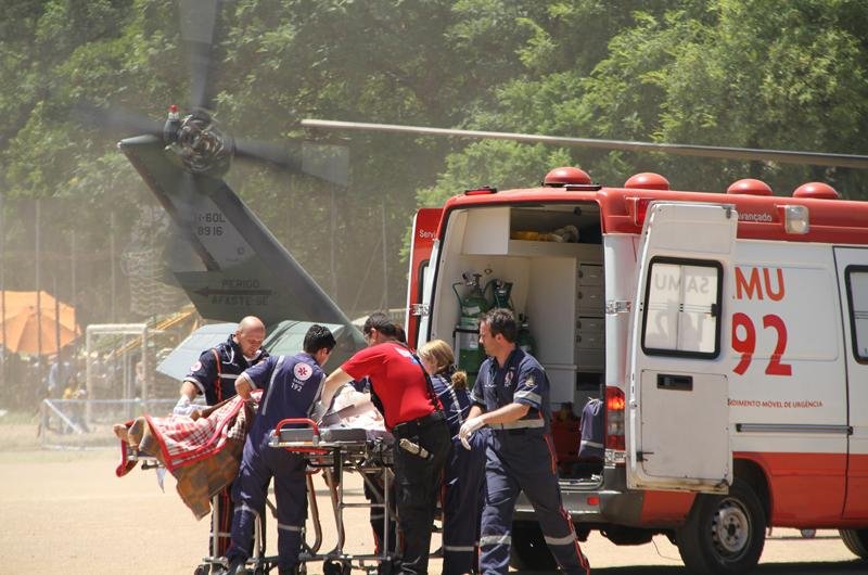 Gustavo Marques Gon&ccedil;alves foi transferido de helic&oacute;ptero ainda no domingo