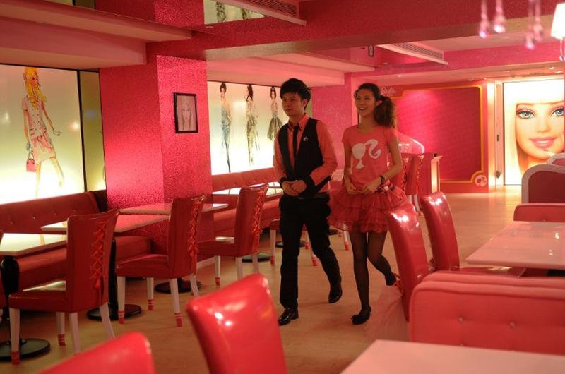 Restaurante inspirado na Barbie foi aberto em Taiwan