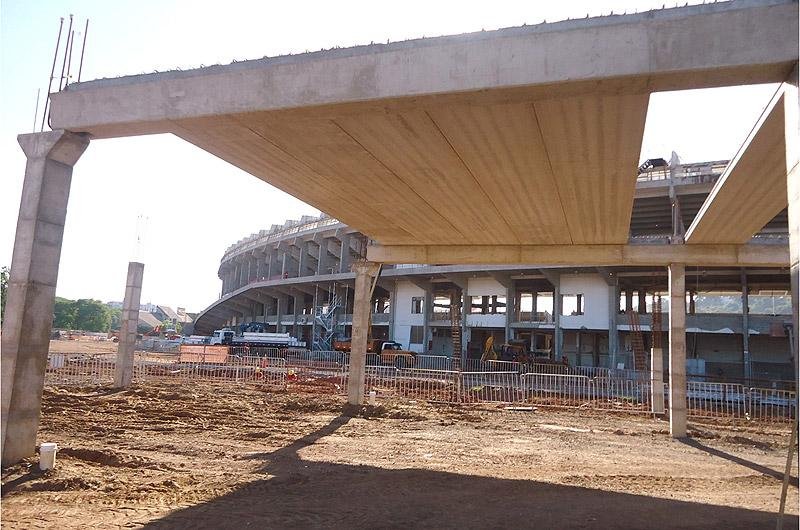 Beira-Rio ganha novas formas com 58% da moderniza&ccedil;&atilde;o conclu&iacute;da
