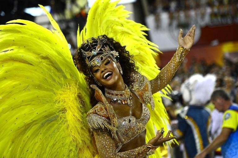 Juliana Alves foi a rainha da bateria da Unidos da Tijuca