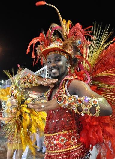Rosa Dourada abusou do luxo na passarela do samba