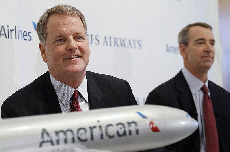 Presidentes da American e US Airways preveem poucas demiss&otilde;es