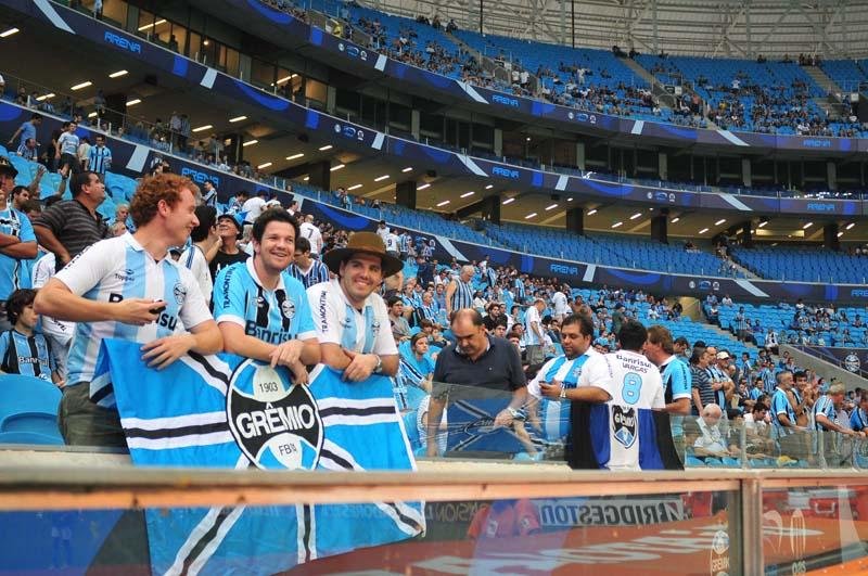 Por&eacute;m, Arena n&atilde;o estava lotada para o jogo contra os chilenos