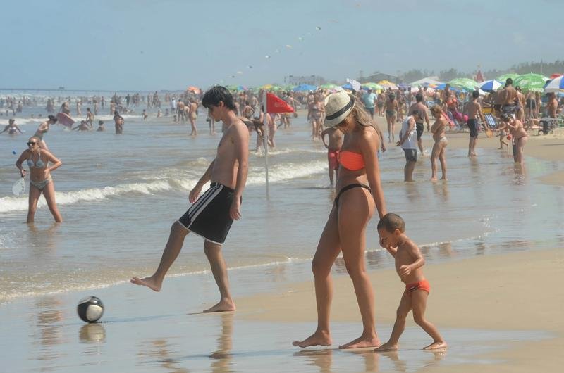 &Aacute;gua estava limpa em Cap&atilde;o da Canoa