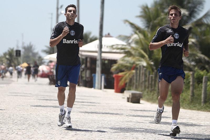 Jogadores correram no cal&ccedil;ad&atilde;o do Rio