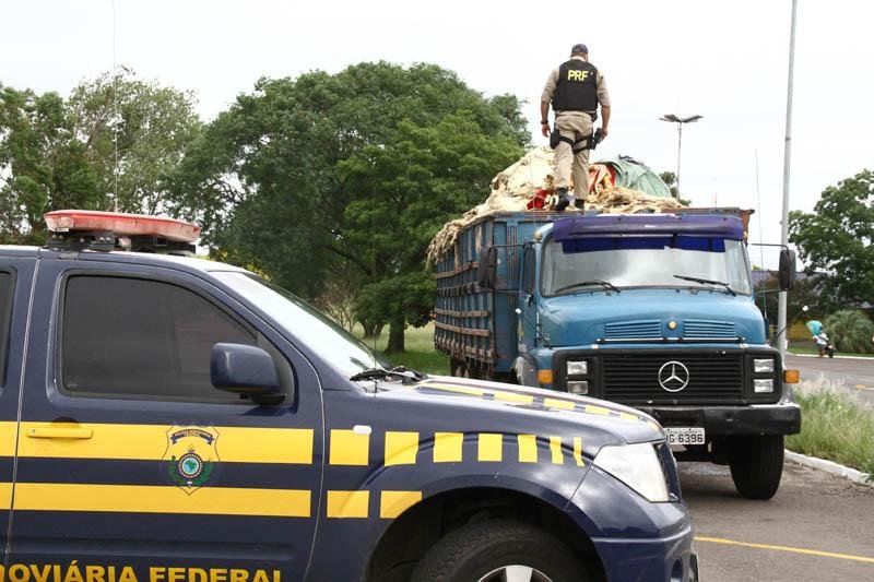 Carga foi apreendia na BR 158, em Livramento