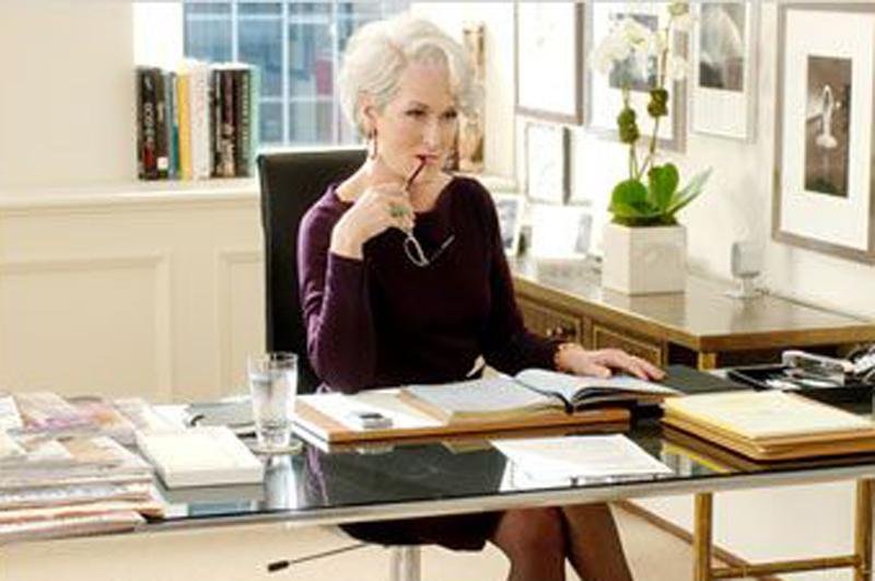 Meryl Streep est&aacute; na com&eacute;dia &acute;O Diabo Veste Prada&acute;, que faz parte da mostra no CineBanc&aacute;rios