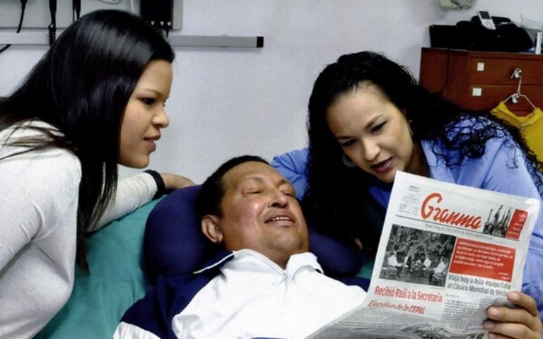Imagem do presidente com filhas foi &uacute;nica divulgada em hospital militar