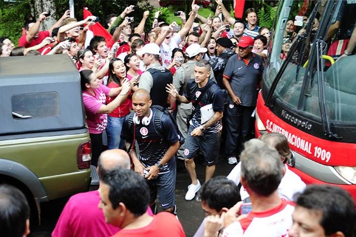 Gabriel e D&acute;Alessandro fora muito celebrados pelos f&atilde;s