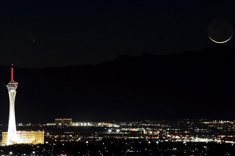 Cometa Pan-Starrs tamb&eacute;m pode ser visto em Las Vegas