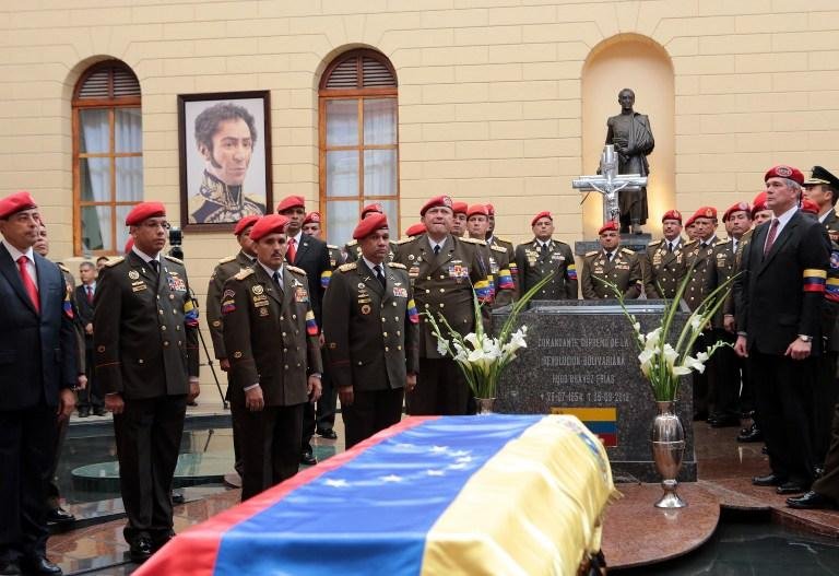 Corpo de Ch&aacute;vez repousa no Museu Hist&oacute;rico da Revolu&ccedil;&atilde;o