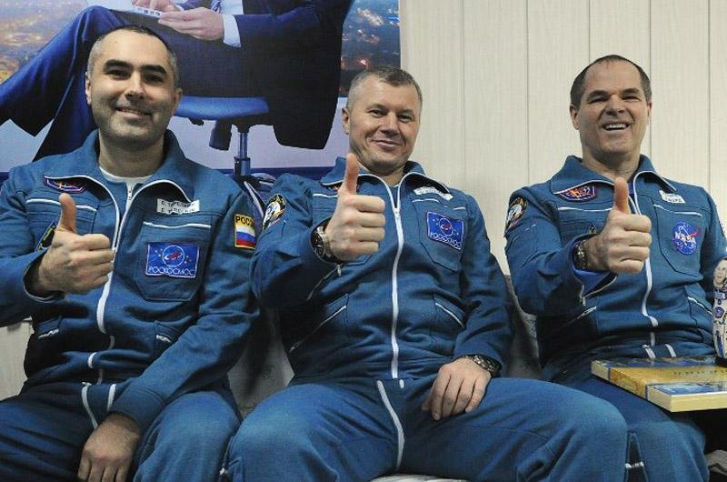 Astronautas estavam na ISS desde 25 de outubro