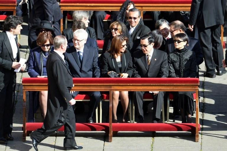 Presidente de Taiwan Ma Ying-jeou com a primeira-dama