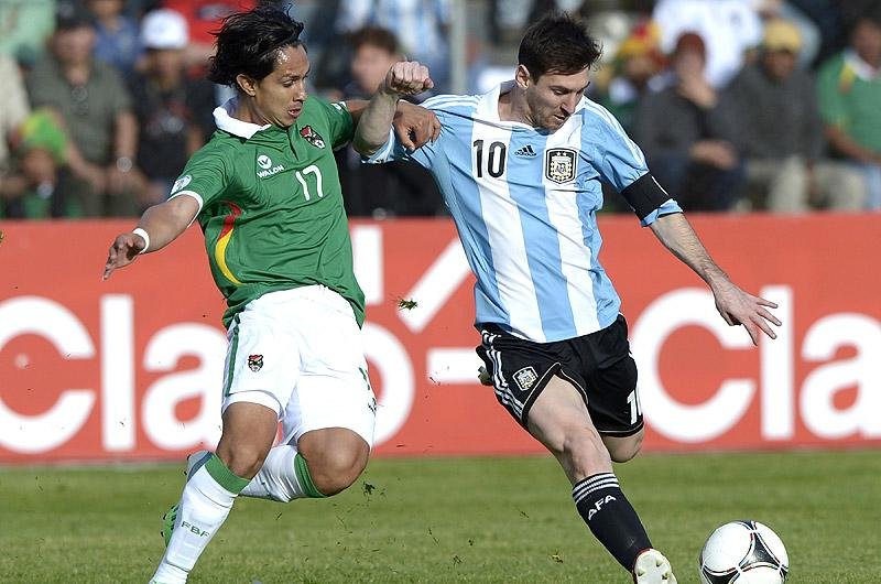 Bol&iacute;via empatou com a Argentina em 1 a 1 na tarde desta ter&ccedil;a-feira