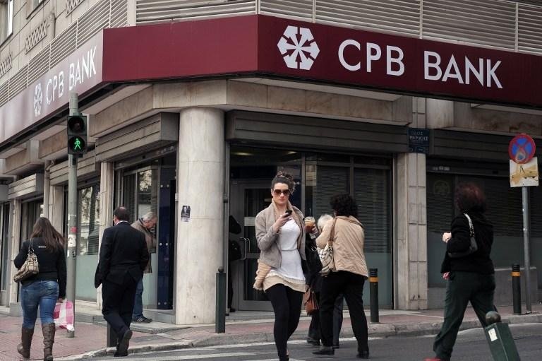 Filiais de bancos cipriotas na Gr&eacute;cia reabriram nesta quarta-feira
