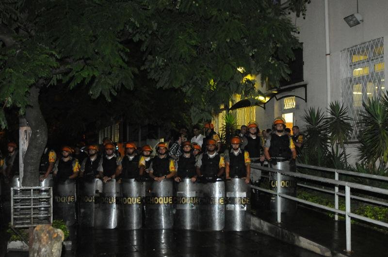 Brigada Militar bloqueou entrada na delegacia