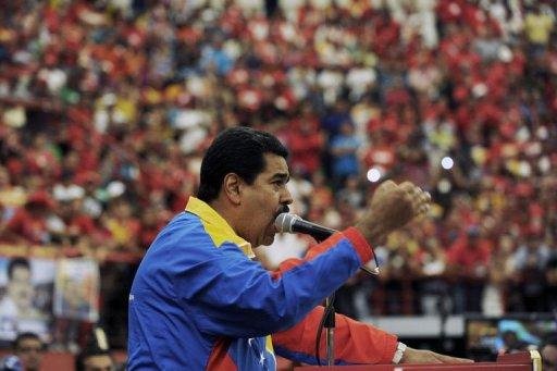 Maduro criticou Caprilles em com&iacute;cio