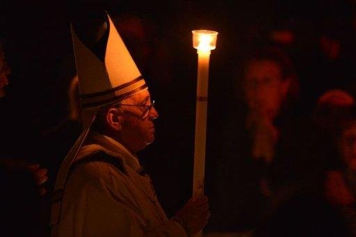 Francisco comandou Vig&iacute;lia Pascal no Vaticano