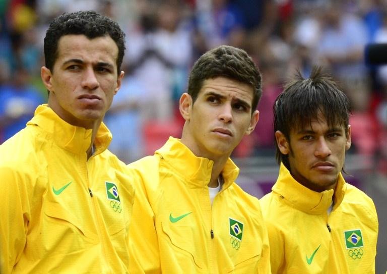 Na Olimp&iacute;ada, Dami&atilde;o esteve na companhia de Oscar e Neymar