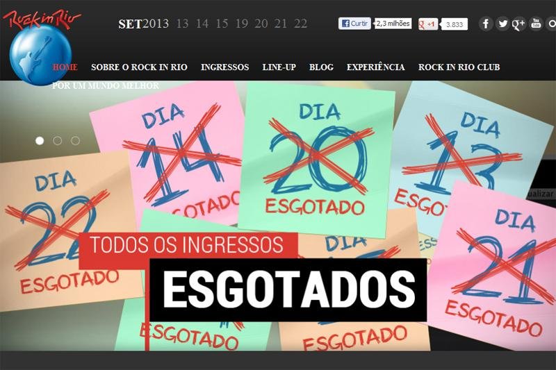 Rock in Rio esgota ingressos em menos de 24 horas