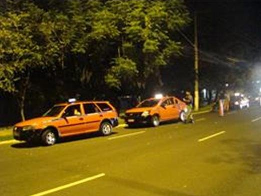 Barreiras foram montadas em diferentes pontos da Capital