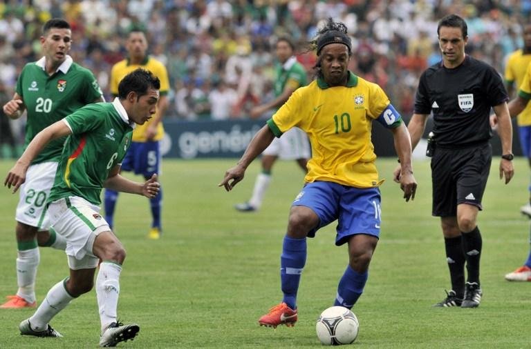 Ronaldinho Ga&uacute;cho foi um dos destaques da Sele&ccedil;&atilde;o no amistoso contra a Bol&iacute;via