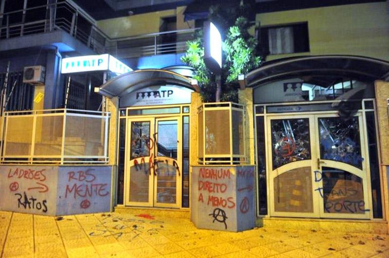 Preju&iacute;zo com depreda&ccedil;&atilde;o na sede da ATP chega a R$ 70 mil