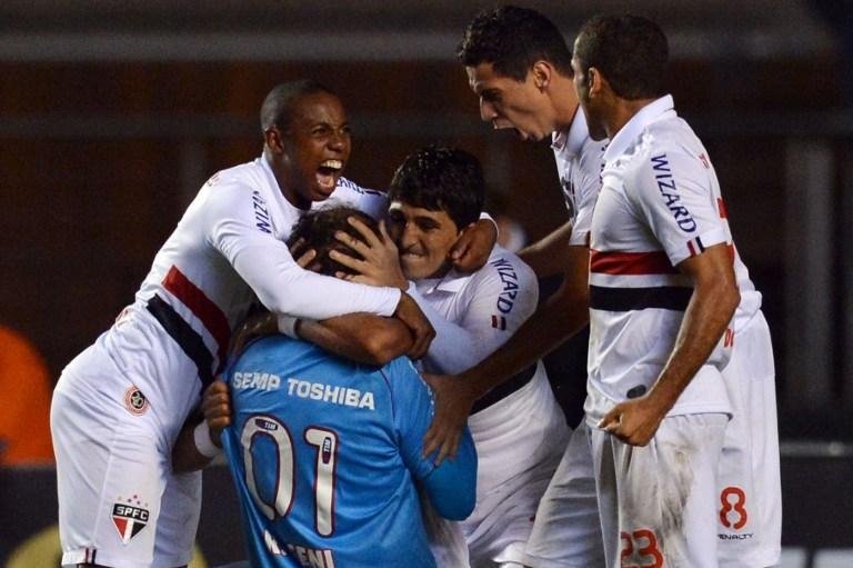 Rog&eacute;rio Ceni marcou o gol do S&atilde;o Paulo contra o Atl&eacute;tico-MG