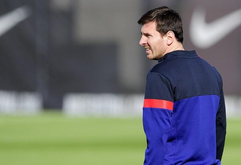 Messi volta a treinar fisicamente no Barcelona 