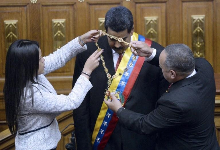 Maduro toma posse na Venezuela