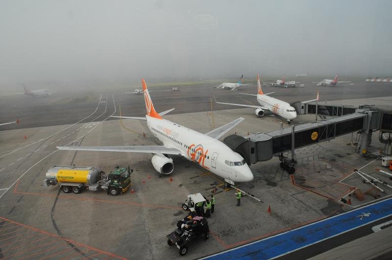 Seis voos foram cancelados em raz&atilde;o da neblina em Porto Alegre